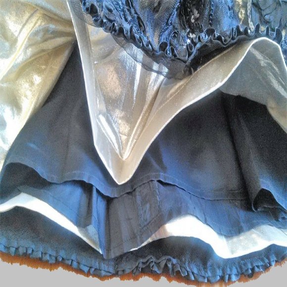 After Five Black Glamorous Sequin & tulle Party Cocktail Dress - Picture 9 of 11